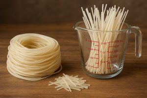How to Convert Noodle Portions to Cups